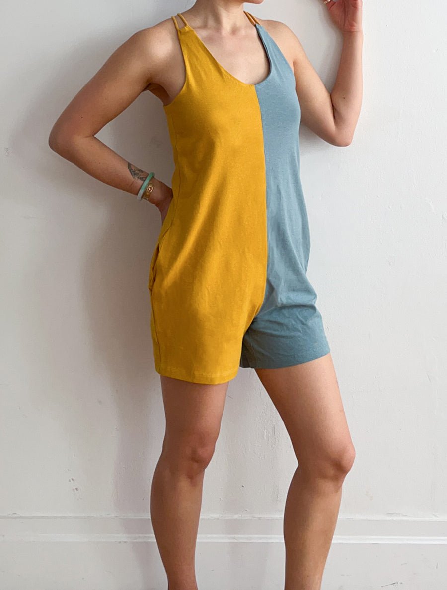 Two Tone Romper - simulacra
