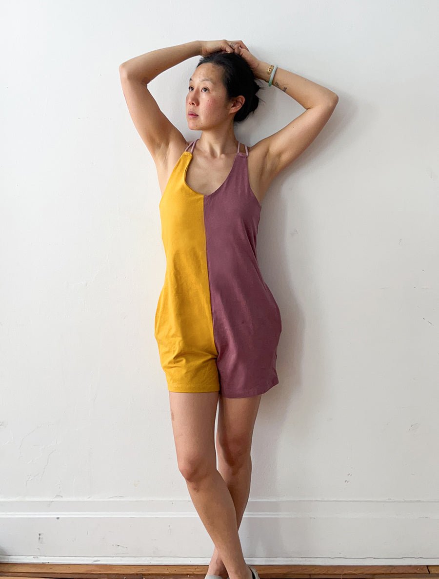 Two Tone Romper - simulacra