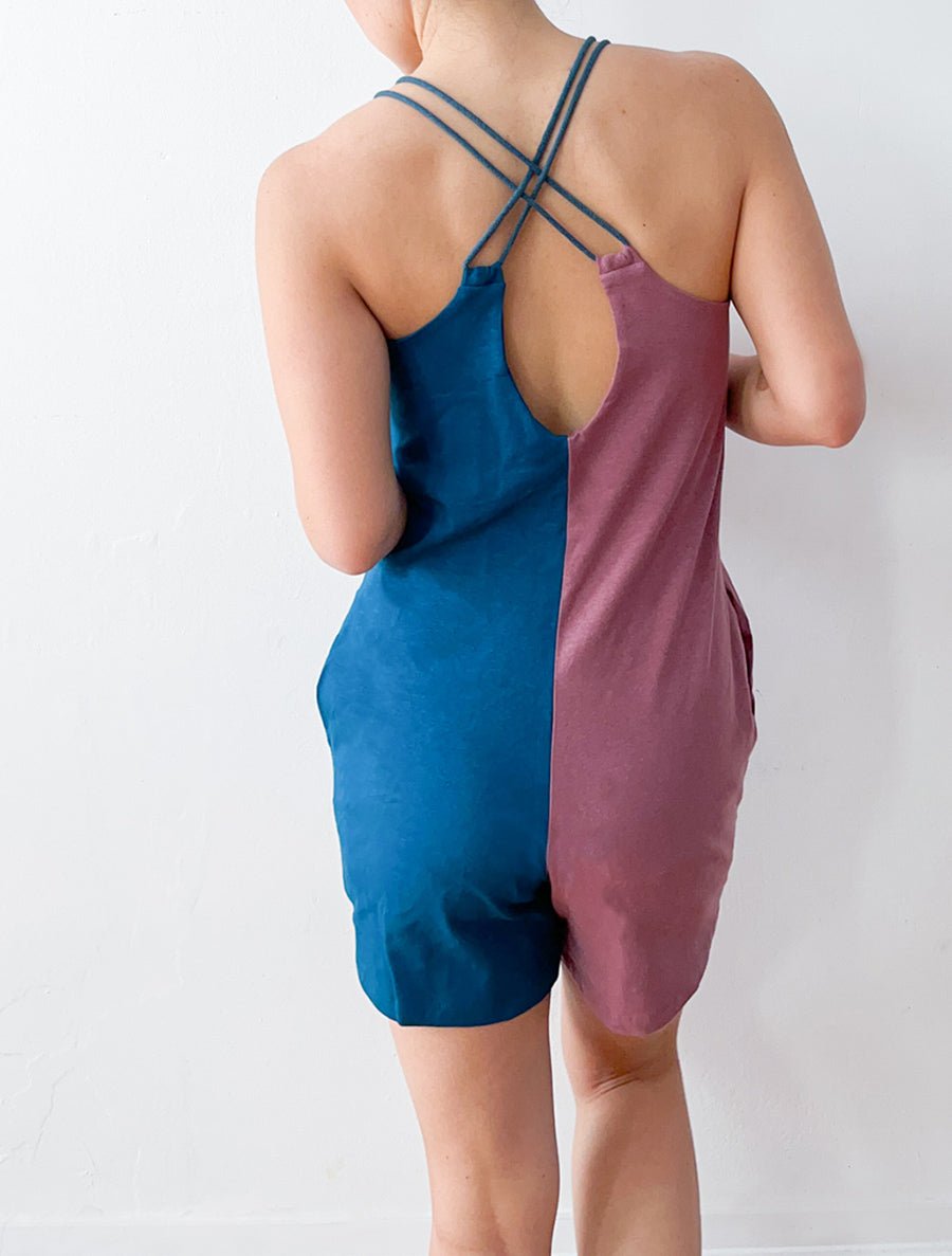 Two Tone Romper - simulacra