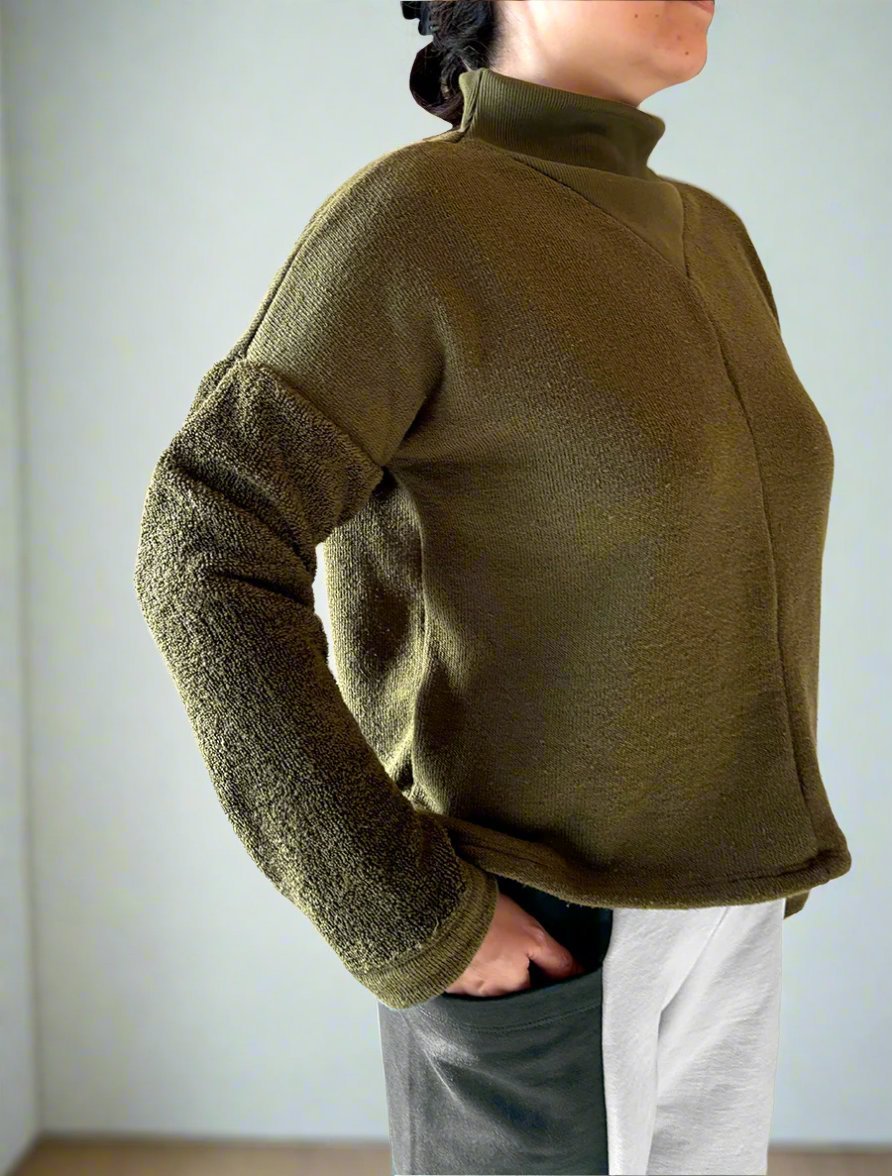 Terry Mock Turtleneck - simulacra