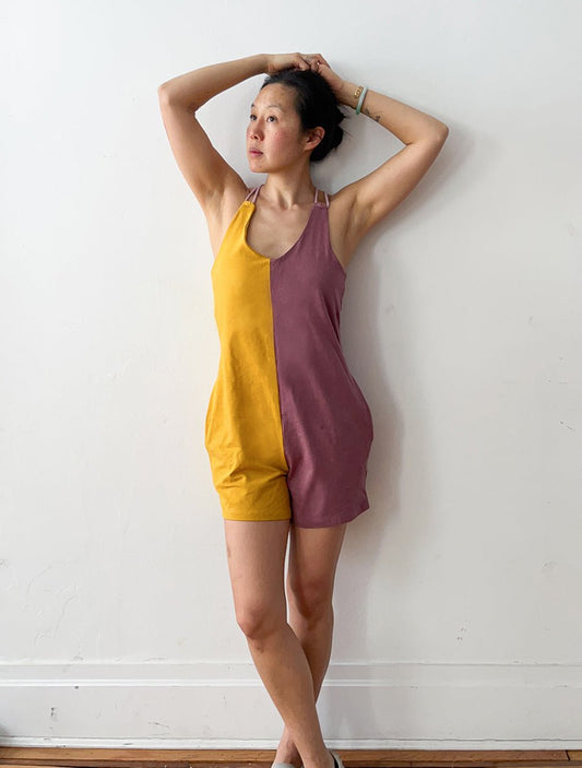 Two Tone Romper - simulacra
